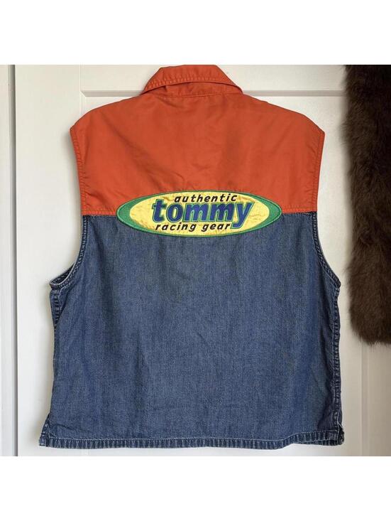 VINTAGE Y2K TOMMY RACER VEST - Picture 6 of 7